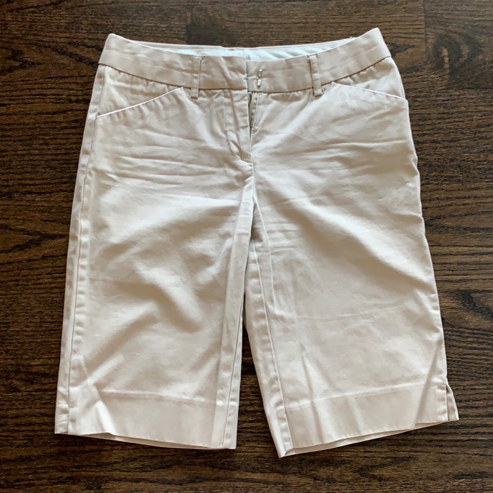 Express Editor Bermuda Shorts Khaki 6